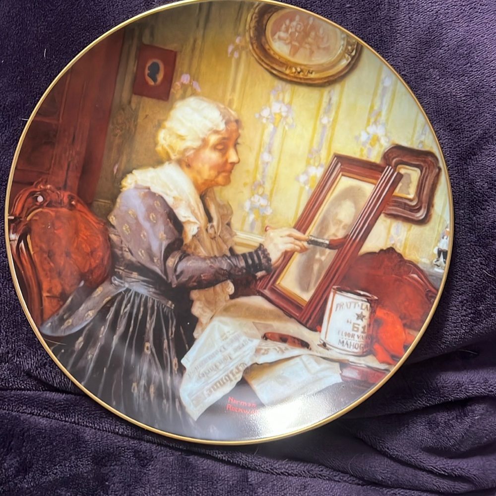 Grandmas love collectible plate